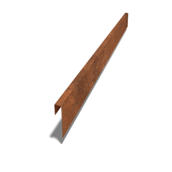 Kortena tērauda u-profils 15 x 5 x 5 cm (garums 240 cm)