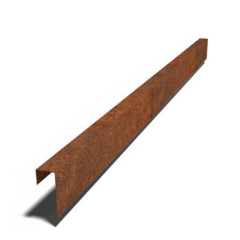 Kortena tērauda u-profils 15 x 6 x 5 cm (garums 240 cm)