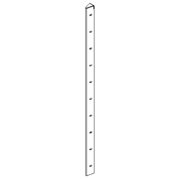 Stūra elements kortēna tērauds 30° 100 cm