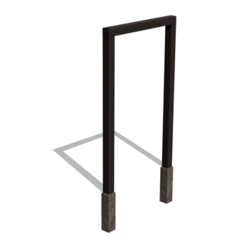 Pulverpārklāta tērauda pergola taisns 150 cm