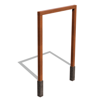 Kortena tērauda pergola taisns 200 cm