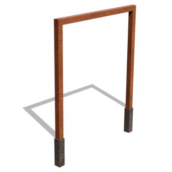 Kortena tērauda pergola taisns 250 cm