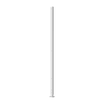 Pulverpārklāta tērauda statnis plakana pamatne stūris ar 190 x 6 x 6 cm