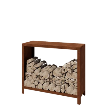 Kortena tērauda malkas glabātuve - Indiana - 120 x 40 x 100 cm