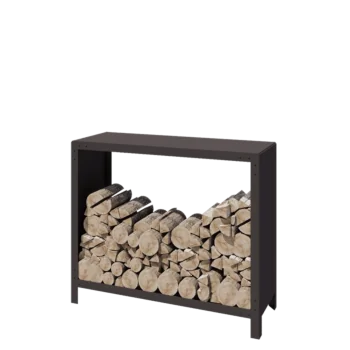 Tērauda malkas glabātuve - Indiana - 120 x 40 x 100 cm - RAL7016 matēts (antracīta pelēks)