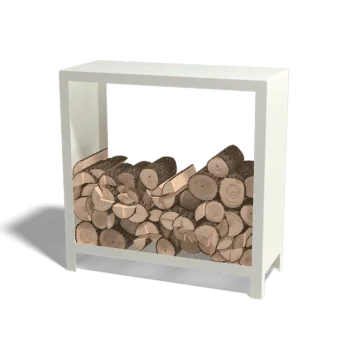 Tērauda malkas glabātuve - Indiana - 100 x 40 x 100 cm