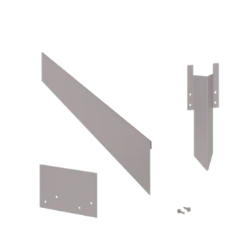 Cinkota tērauda dobes apmale - Saplacināta - Augstums 13 cm - Pilns komplekts 24 metru