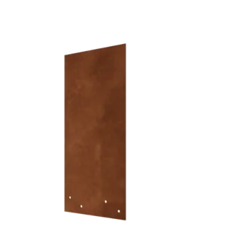 Kortena tērauda savienojuma plāksne - Taisns - Apmales augstums 45 cm