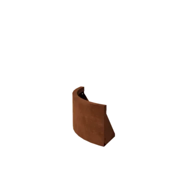 Kortena tērauda atbalsta siena - Ārmalas pagrieziens - 50 x 50 x 30 cm