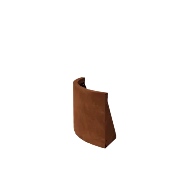 Kortena tērauda atbalsta siena - Ārmalas pagrieziens - 50 x 50 x 40 cm