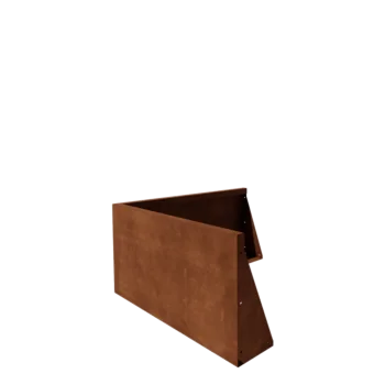 Kortena tērauda atbalsta siena - Ārmalis - 100 x 100 x 50 cm