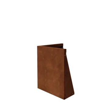 Kortena tērauda atbalsta siena - Ārmalis - 50 x 50 x 60 cm