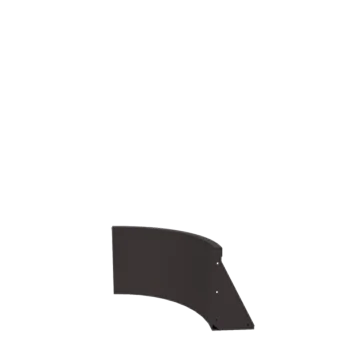 Tērauda atbalsta siena - Iekšējais līkums - 50 x 50 x 40 cm - RAL7016 matēts (antracīta pelēks)