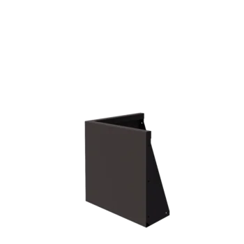 Tērauda atbalsta siena - Ārmalis - 50 x 50 x 50 cm - RAL7016 matēts (antracīta pelēks)