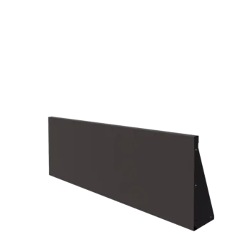 Tērauda atbalsta siena - Taisns - 150 x 50 cm - Cita RAL krāsa