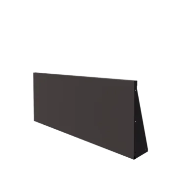 Tērauda atbalsta siena - Taisns - 150 x 60 cm - RAL7016 matēts (antracīta pelēks)