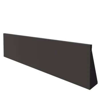 Tērauda atbalsta siena - Taisns - 200 x 50 cm - Cita RAL krāsa