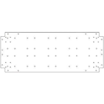 Cinkota tērauda pamatplate - 40 x 100 cm