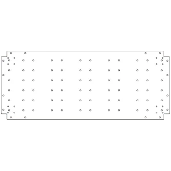 Cinkota tērauda pamatplate - 50 x 120 cm