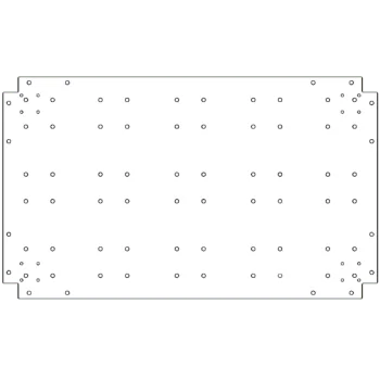 Cinkota tērauda pamatplate - 60 x 100 cm