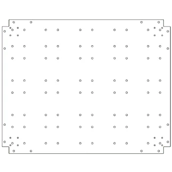 Cinkota tērauda pamatplate - 80 x 100 cm