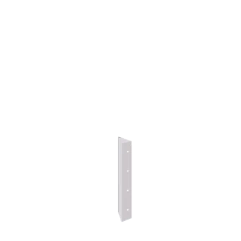 Tērauda puķu kaste - Stūra elements 90° - 40 cm - RAL9010 matēts (balts)