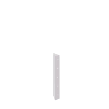 Tērauda puķu kaste - Stūra elements 90° - 50 cm - RAL9010 matēts (balts)