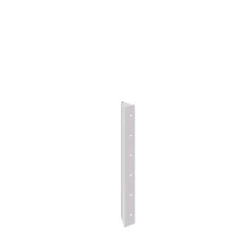 Tērauda puķu kaste - Stūra elements 90° - 60 cm - RAL9010 matēts (balts)