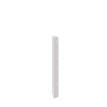 Tērauda puķu kaste - Stūra elements 90° - 70 cm - RAL9010 matēts (balts)