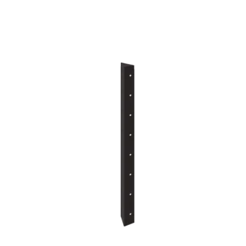 Tērauda puķu kaste - Stūra elements 90° - 80 cm - RAL7016 matēts (antracīta pelēks)