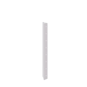 Tērauda puķu kaste - Stūra elements 90° - 80 cm - RAL9010 matēts (balts)