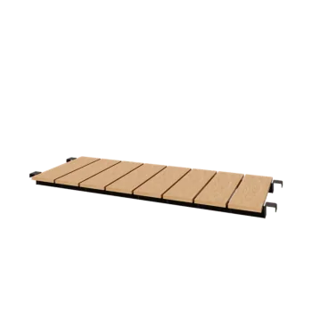 Tērauda soliņš - 130 x 44,3 cm - RAL7016 matēts (antracīta pelēks)