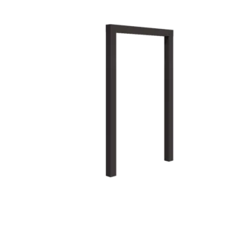 Tērauda pergola - Taisns - 150 x 230 cm - Cita RAL krāsa - Bez betona pamata