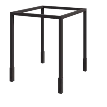 Tērauda pergola - Kvadrāts - 274 x 250 x 230 cm - Cita RAL krāsa - Ar betona pamatu
