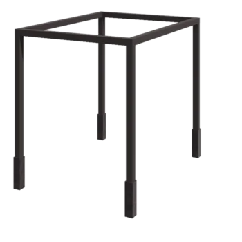 Tērauda pergola - Kvadrāts - 324 x 300 x 230 cm - Cita RAL krāsa - Ar betona pamatu