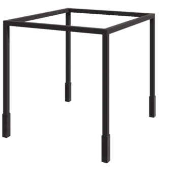 Tērauda pergola - Kvadrāts - 324 x 250 x 230 cm - Cita RAL krāsa - Ar betona pamatu