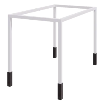 Tērauda pergola - Taisnstūris - 424 x 250 x 230 cm - RAL9010 matēts (balts) - Ar betona pamatu