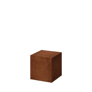 Kortena tērauda cokols - Ohio - 40 x 40 x 40 cm