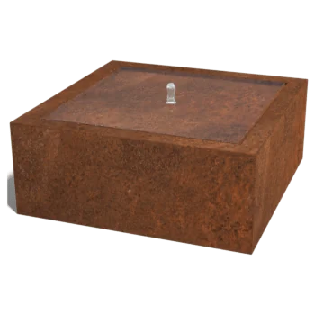 Kortena tērauda dārza strūklaka - Lyra - 100 x 100 x 40 cm