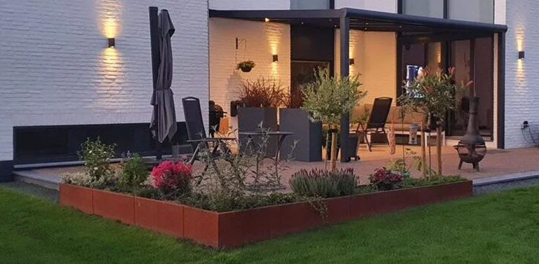 Radiet atmosfēru ar cortenstahl dārza dizainā